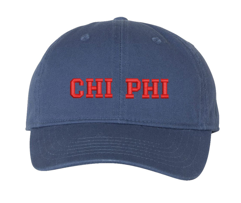 Chi Phi Comfort Colors Varsity Hat