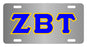 Zeta Beta Tau Fraternity License Plate Cover
