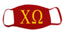 Chi Omega Face Mask With Big Greek Letters
