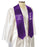 Tau Epsilon Phi Classic Colors Embroidered Grad Stole