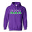 Lambda Chi Alpha Two Toned Lettered Hooded Sweatshirt