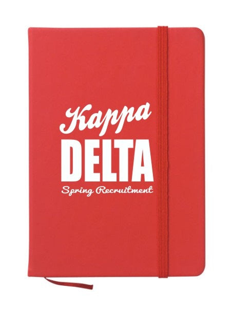 Kappa Delta Cursive Impact Notebook