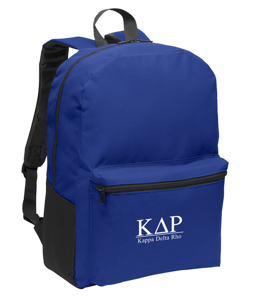 Kappa Delta Rho Collegiate Embroidered Backpack