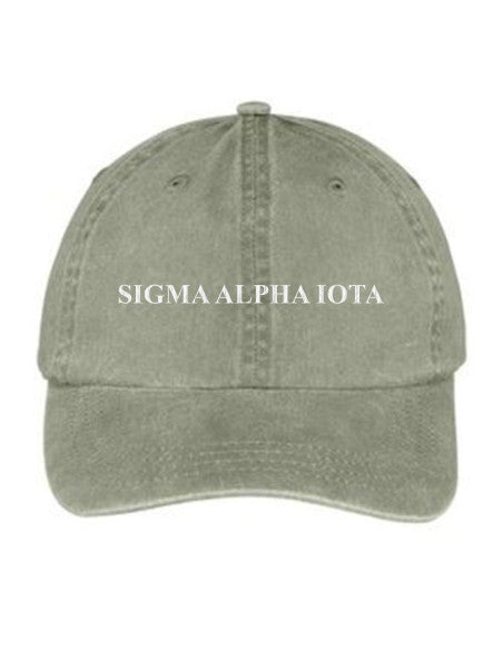 Sigma Alpha Iota Embroidered Hat