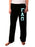 Gamma Alpha Omega Open Bottom Sweatpants with Sewn-On Letters