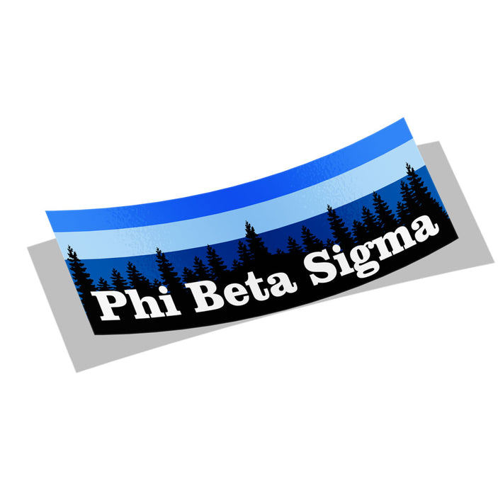 Phi Beta Sigma Mountains Decal