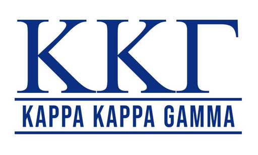 Kappa Kappa Gamma Custom Greek Letter Sticker - 2.5