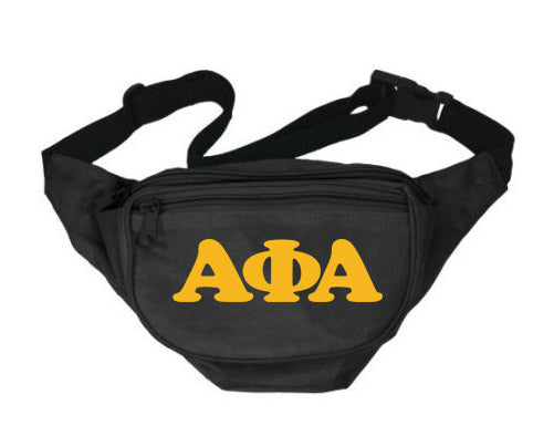 Alpha Phi Alpha Fanny Pack Letters Layered Fanny Pack