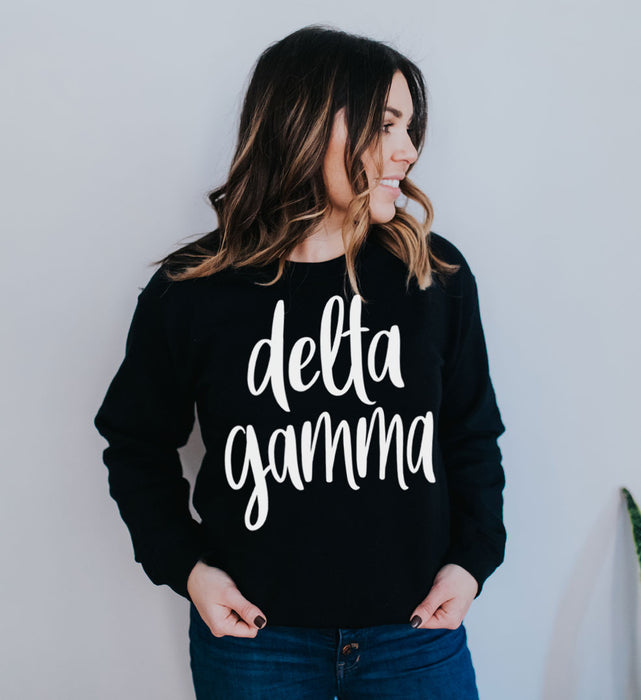 Delta Gamma Superscript Crewneck Sweatshirt