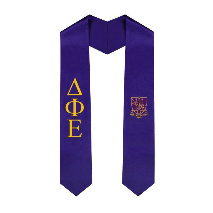 Delta Phi Epsilon Simple Sash Stole Delta Phi Epsilon Simple Sash Stole