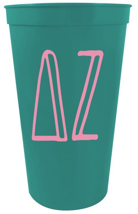 Zeta Tau Alpha Inline Giant Plastic Cup