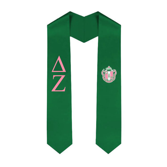 Delta Zeta Simple Sash Stole Delta Zeta Simple Sash Stole