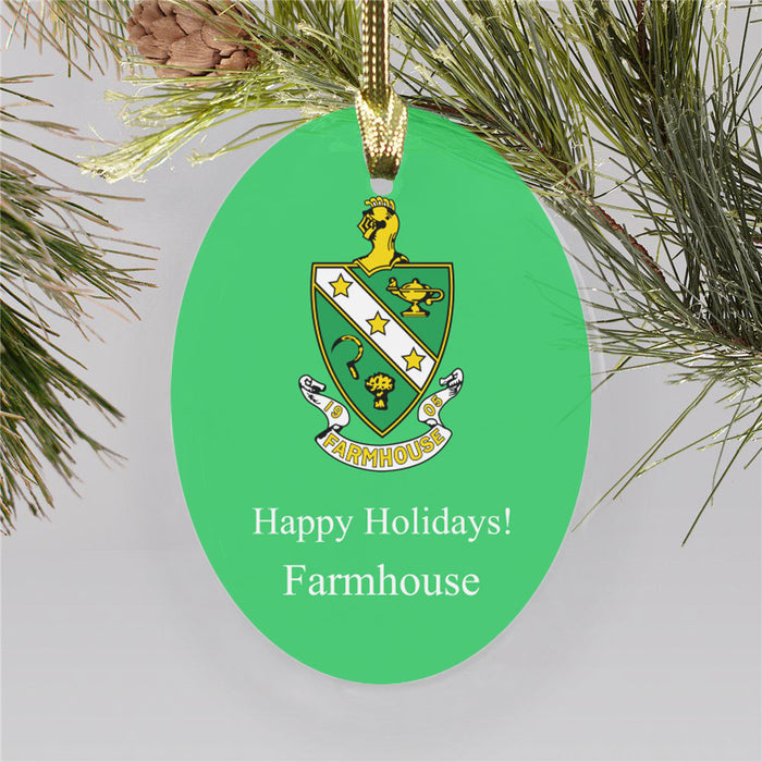 Farmhouse Color Crest Ornament