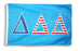 Delta Delta Delta Patriotic Flag