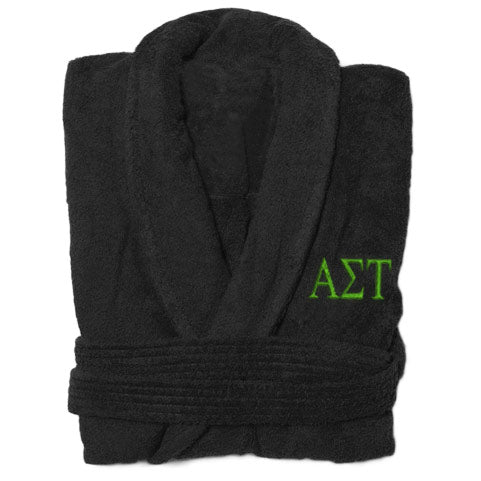 Alpha Sigma Tau Greek Letter Bathrobe