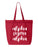 Alpha Sigma Alpha Cursive Tote Bag