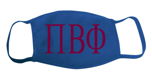 Pi Beta Phi Face Mask With Big Greek Letters