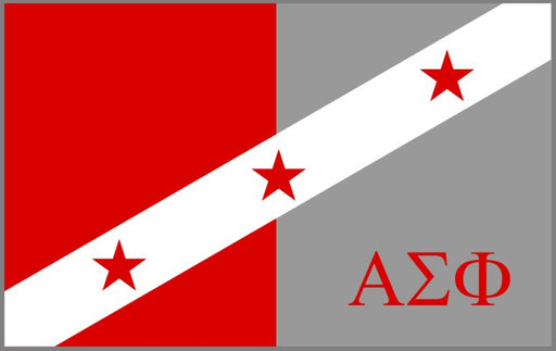 Alpha Sigma Phi Fraternity Flag Sticker