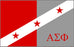 Alpha Sigma Phi Fraternity Flag Sticker