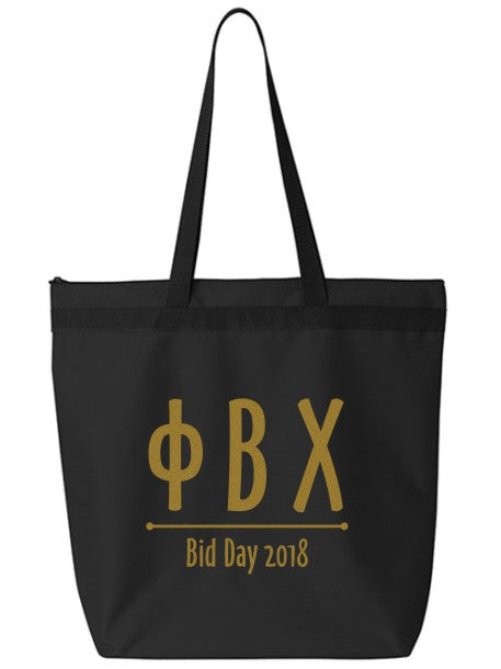 Phi Beta Chi Oz Letters Event Tote Bag