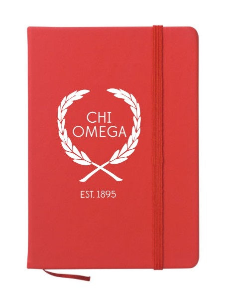 Chi Omega Laurel Notebook