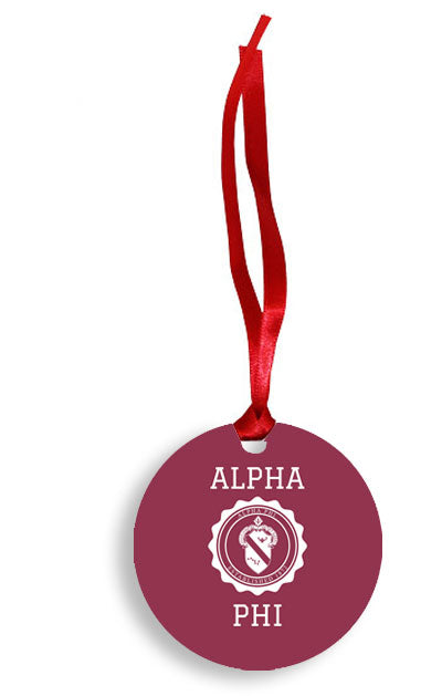 Alpha Phi Crest Ornament