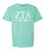 Zeta Tau Alpha Comfort Colors Established Sorority T-Shirt