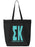Sigma Kappa Impact Letters Zippered Poly Tote
