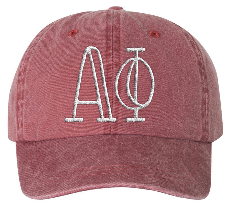 Alpha Phi Sorority Greek Carson Embroidered Hat
