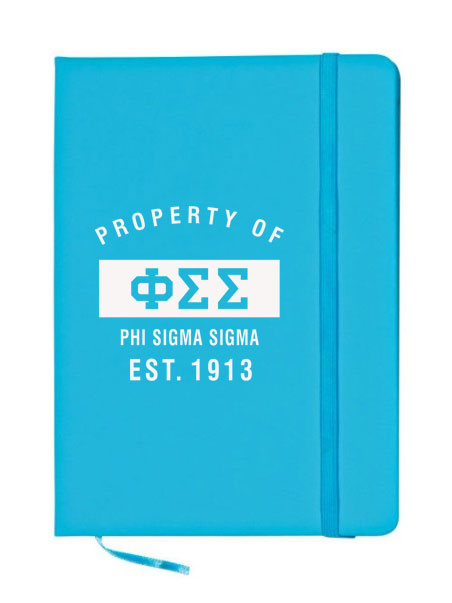 Phi Sigma Sigma Property of Notebook
