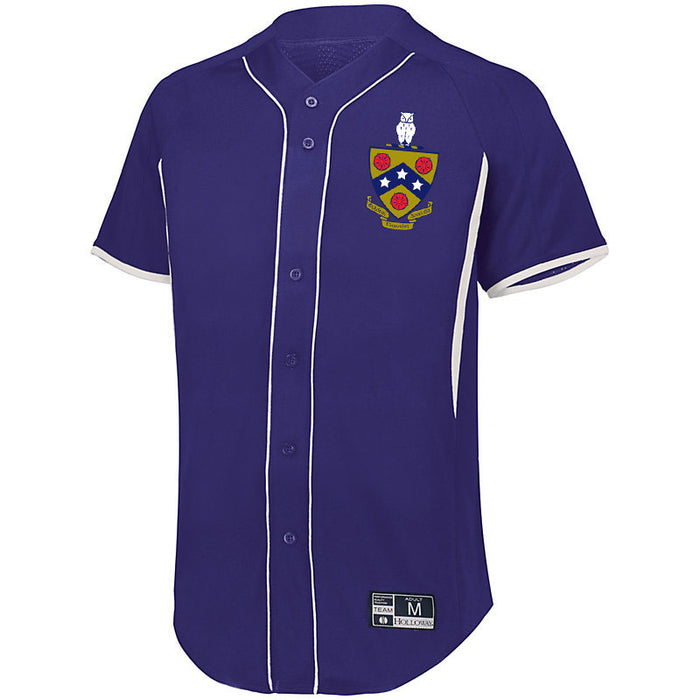 Acacia Full Button Baseball Jersey — GreekU1