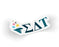 Sigma Delta Tau Die Cut Crest Decal