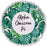 Alpha Omicron Pi Palm Leaf Fringe Towel Blanket