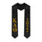 Kappa Alpha Theta Vertical Grad Stole with Letters & Year