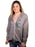 Phi Sigma Sigma Unisex Full-Zip Hoodie with Sewn-On Letters