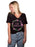 Chi Omega Floral Wreath Slouchy V-Neck Tee