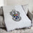 Sigma Tau Gamma Color Crest Afghan Blanket Throw