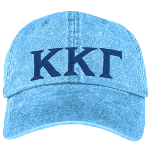 Kappa Kappa Gamma Greek Letter Embroidered Hat