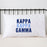 Kappa Kappa Gamma Sorority Pillowcase
