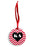 Kappa Delta Red Chevron Heart Sunburst Ornament