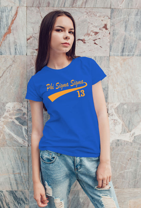Phi Sigma Sigma Sporty Tail T-Shirt