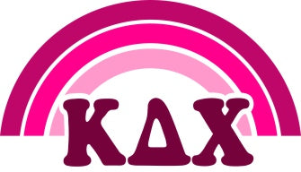 Kappa Delta Chi End of The Rainbow Sorority Decal