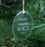 Phi Kappa Sigma Engraved Glass Ornament