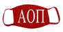 Alpha Omicron Pi Face Mask With Big Greek Letters