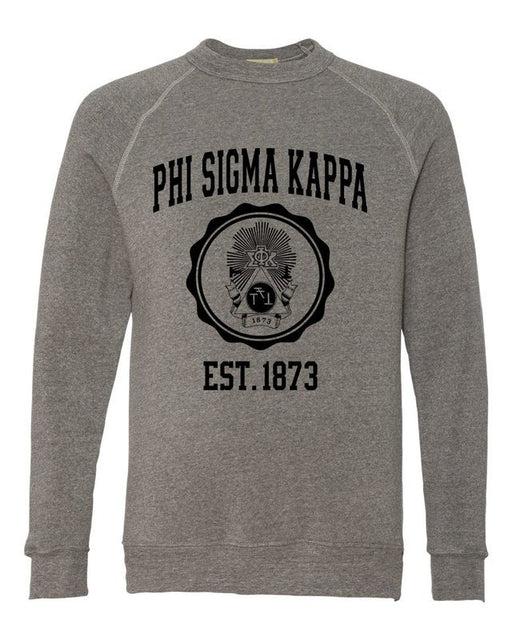 Phi Sigma Kappa Alternative Eco Fleece Champ Crewneck Sweatshirt