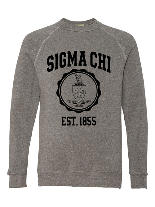 Sigma Chi Alternative Eco Fleece Champ Crewneck Sweatshirt