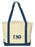 Gamma Alpha Omega Layered Letters Boat Tote