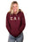 Sigma Alpha Iota Unisex Hooded Sweatshirt with Sewn-On Letters