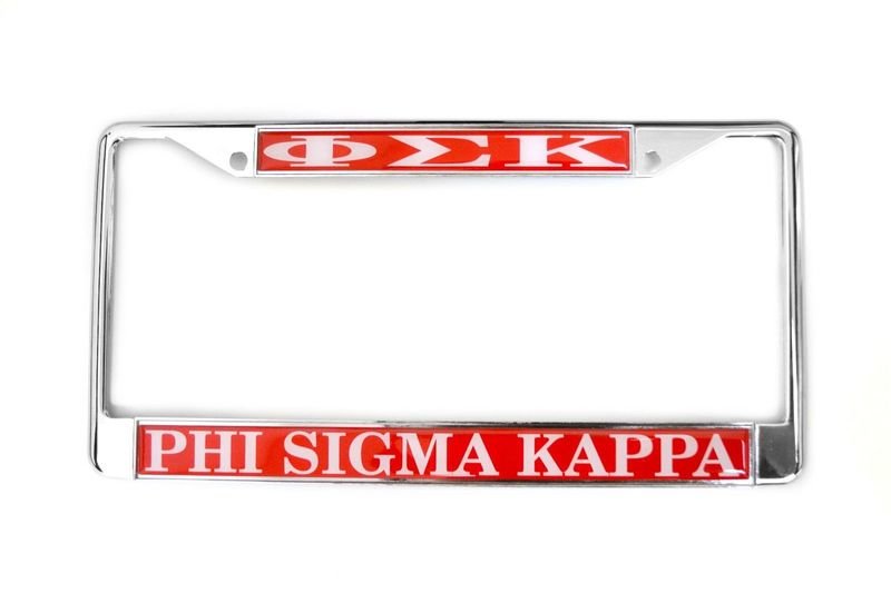 Phi Sigma Kappa License Plate Frame
