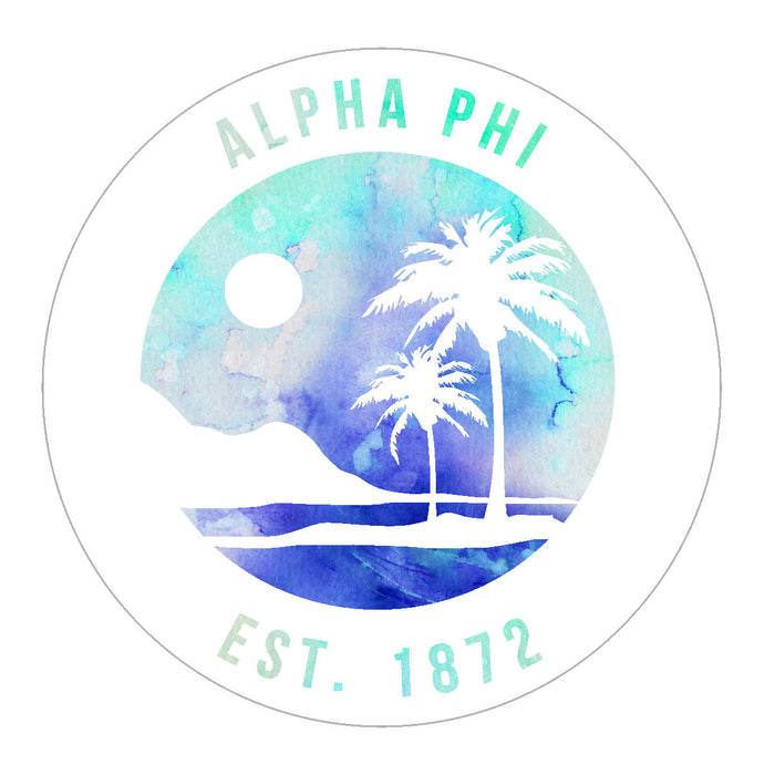 Alpha Phi Oasis Sticker